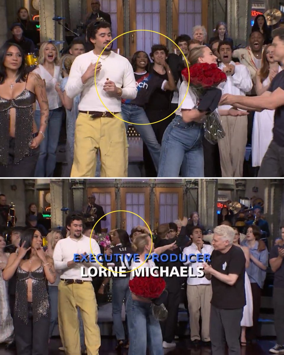 SNL cast member Ego Nwodim rocks an Eberechi Eze shirt, hours after the Crystal Palace star hit the winner that allowed the South London club to lift the FA Cup. 

Nwodim and Eze are cousins...meaning this year's family reunion should be one for the ages ❤️💙🦅