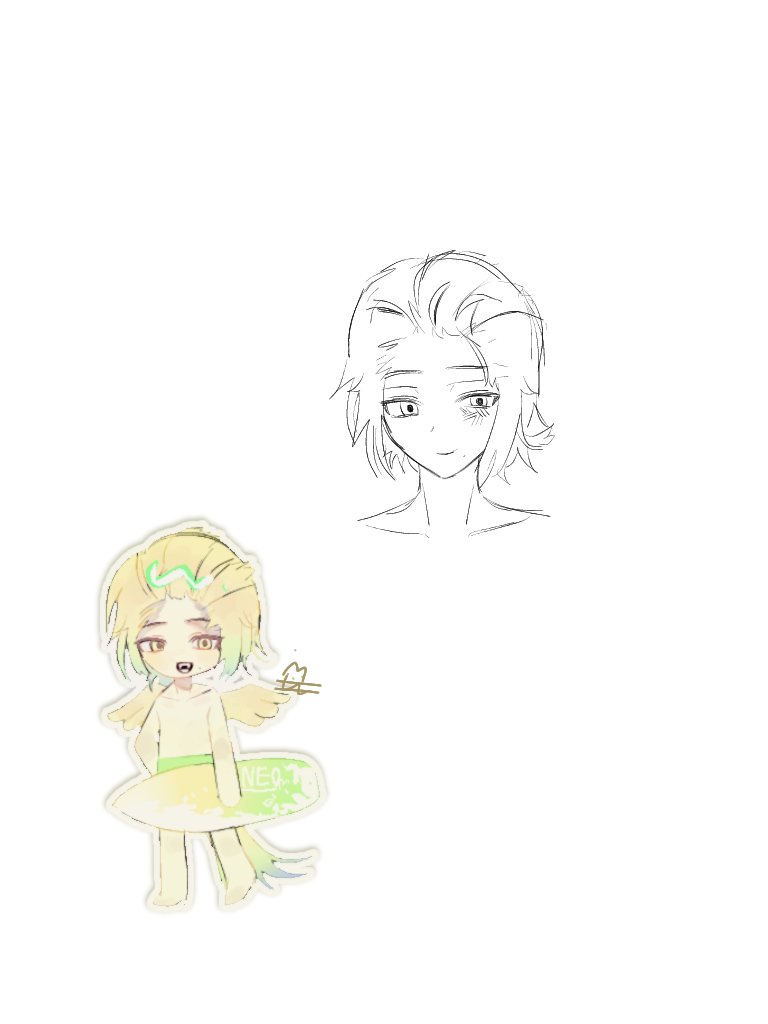 잘생긴남캐를그리고싶엇어요