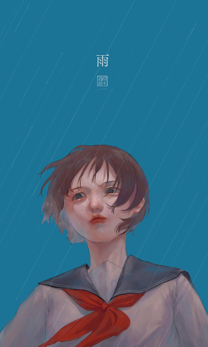 iguana_don_'s tweet photo. #初夏の創作クラスタフォロー祭り
 #絵柄が好みっていう人にフォローされたい 
 #絵描きさんと繋がりたい 

のんびりセーラー服の女の子描いてます。よろしく〜✌️ https://t.co/C3gO1M1UND