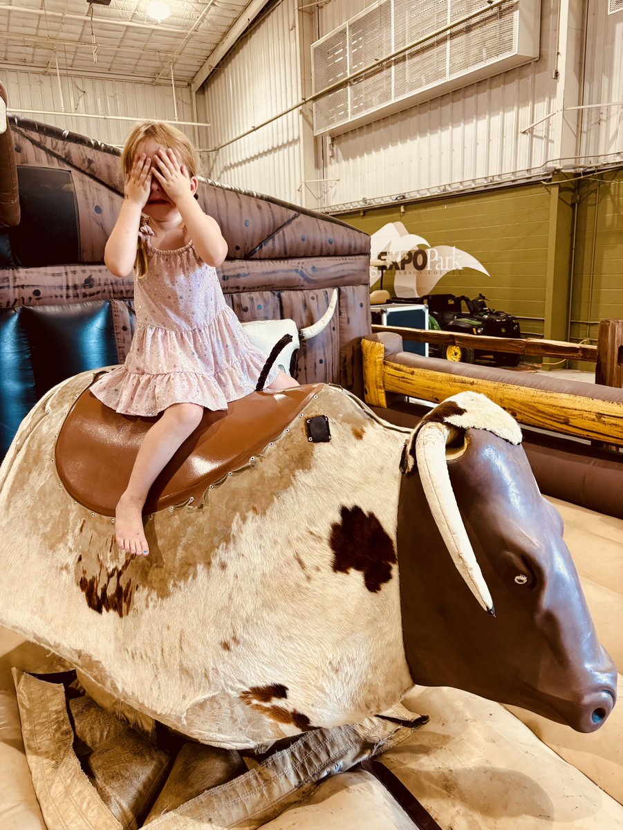 A full day… ballet recital to the rodeo… she enjoyed one better than the other :)