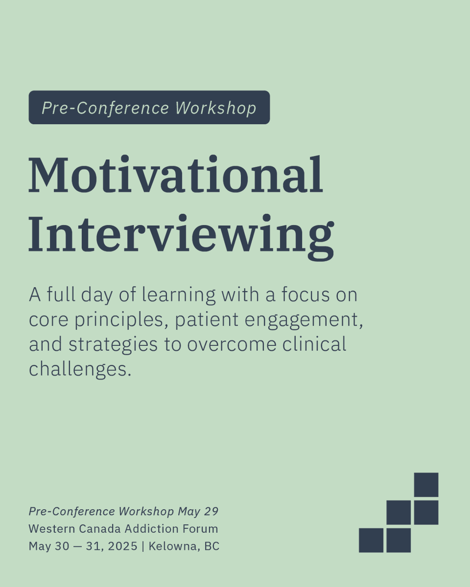 wcaforum's tweet photo. Enhance your communication skills and patient engagement with Motivational Interviewing!
🔗 https://t.co/SqIOa1R5bh
#wcaforum2025 #WesternCanadaAddictionForum #addictionmedicine #recoverycanada #HealthcareForAll #IndigenousHealth #TraumaInformedCare @sudschool108 https://t.co/dvPJFGp3nE