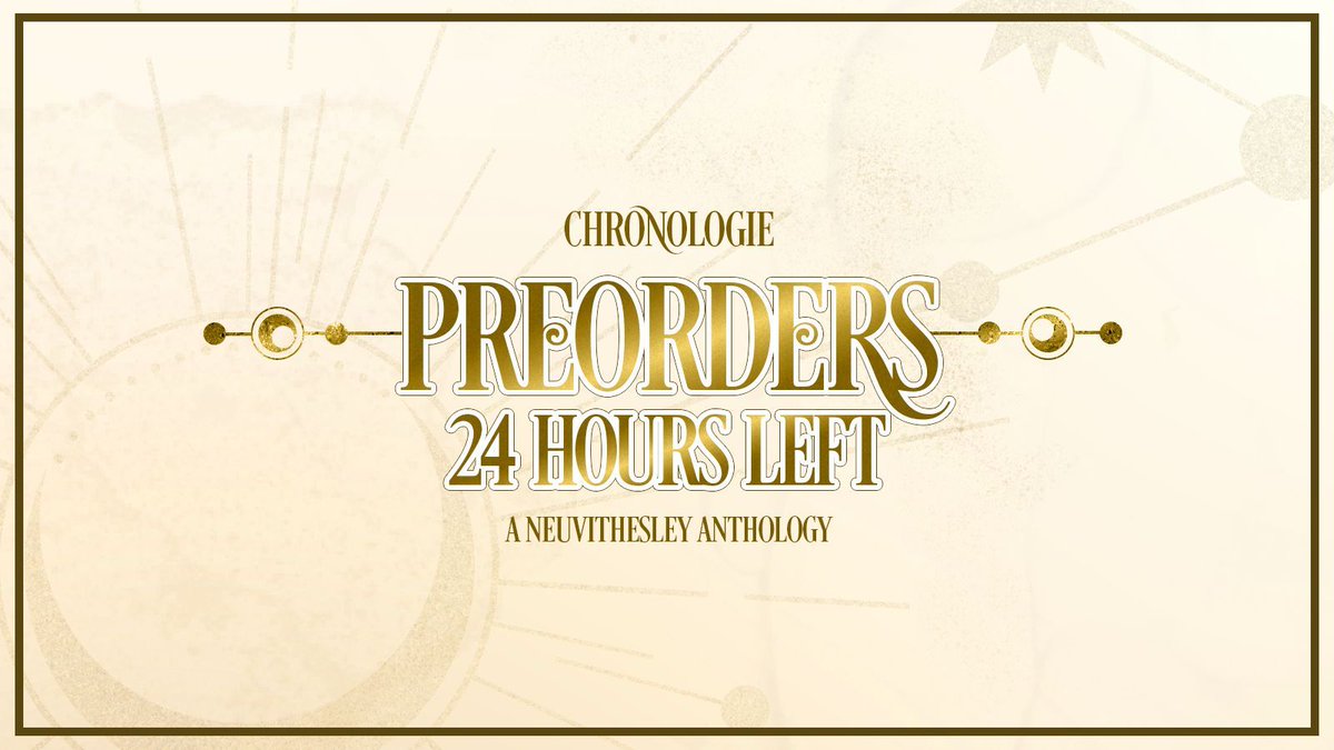 🌧️ 24 HOURS LEFT ⛓️ 

We're down to the final hours, so don't delay... Grab your copy of Chronologie before time runs out!

🔗 804blossoms.bigcartel.com