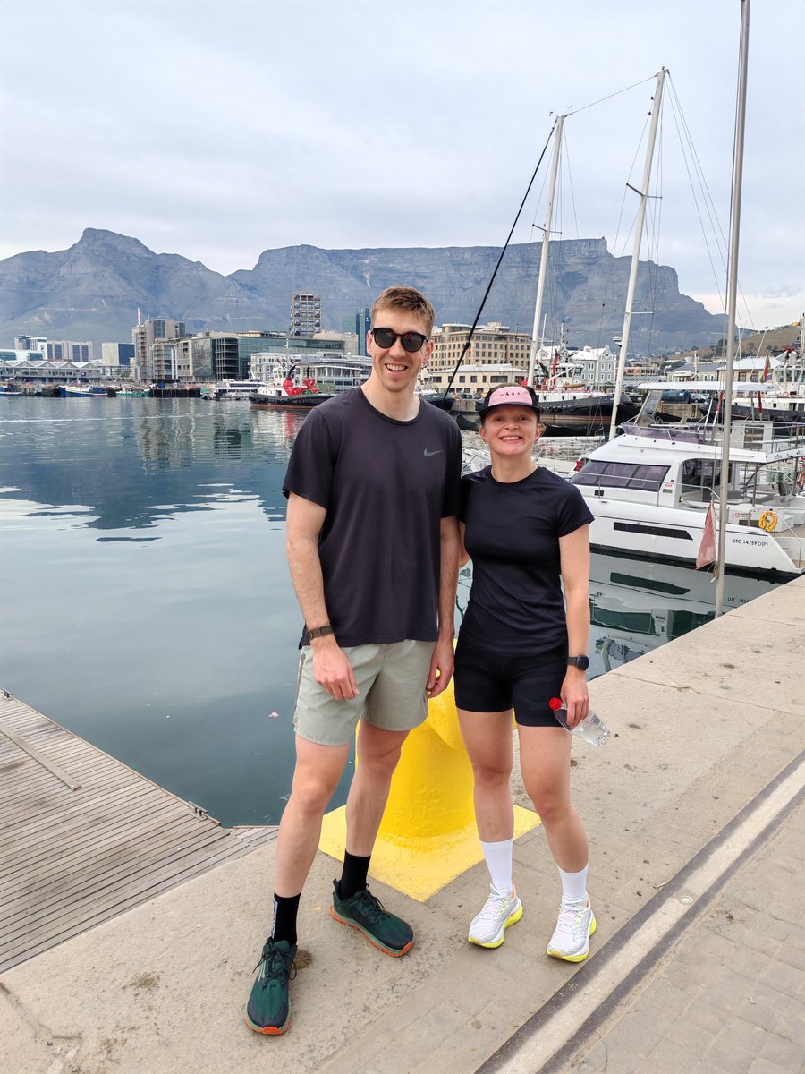 RunCapeTown's tweet photo. Lovely to have Jess & Richard join us @RunCapeTown on a historical city runningtour this morning...always a great way to meet & greet the sights, sounds, scenes of the Mother City, on the run ๐ #sightrunning #runningtour #historyontherun @andrewseye @lovecapetown @runnersworld https://t.co/pcPN0EDygs