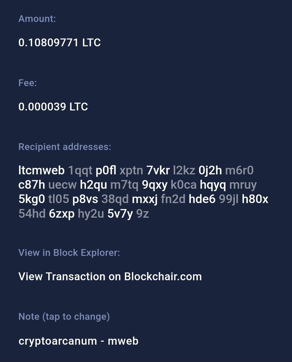 TruePowLTC's tweet photo. @cryptoarcanum 💙 https://t.co/ONwQHSsQ7Z