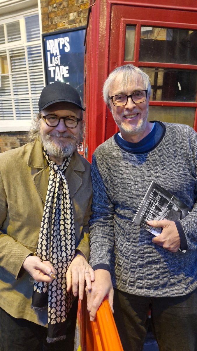 FagandiniAssocs's tweet image. Props to #GaryOldman for patience and charm with all in the stage door queue after Friday&apos;s performance of Krapp&apos;s Last Tape @YorkTheatre. I was the last and still got a warm welcome. Privileged to see him in first theatre appearance in &amp;gt;35 years owning the stage in iconic role.