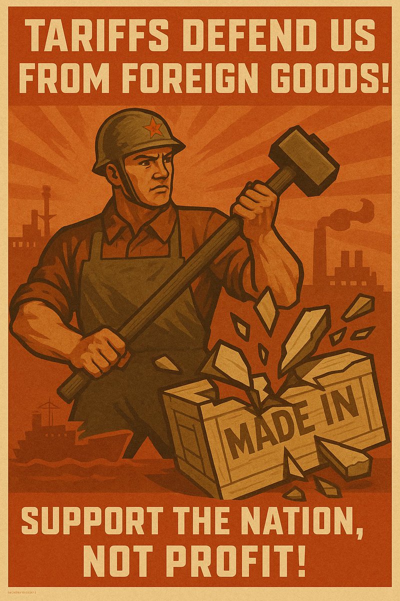InstaGator2024's tweet photo. This brave worker just destroyed a perfectly good crate of imported bolts.
We salute him for bankrupting his cousin's welding shop to own the Belgians.
#EatTheTariffs #SteelBeforeSense #MadeInPride https://t.co/cEkiRN9ycD