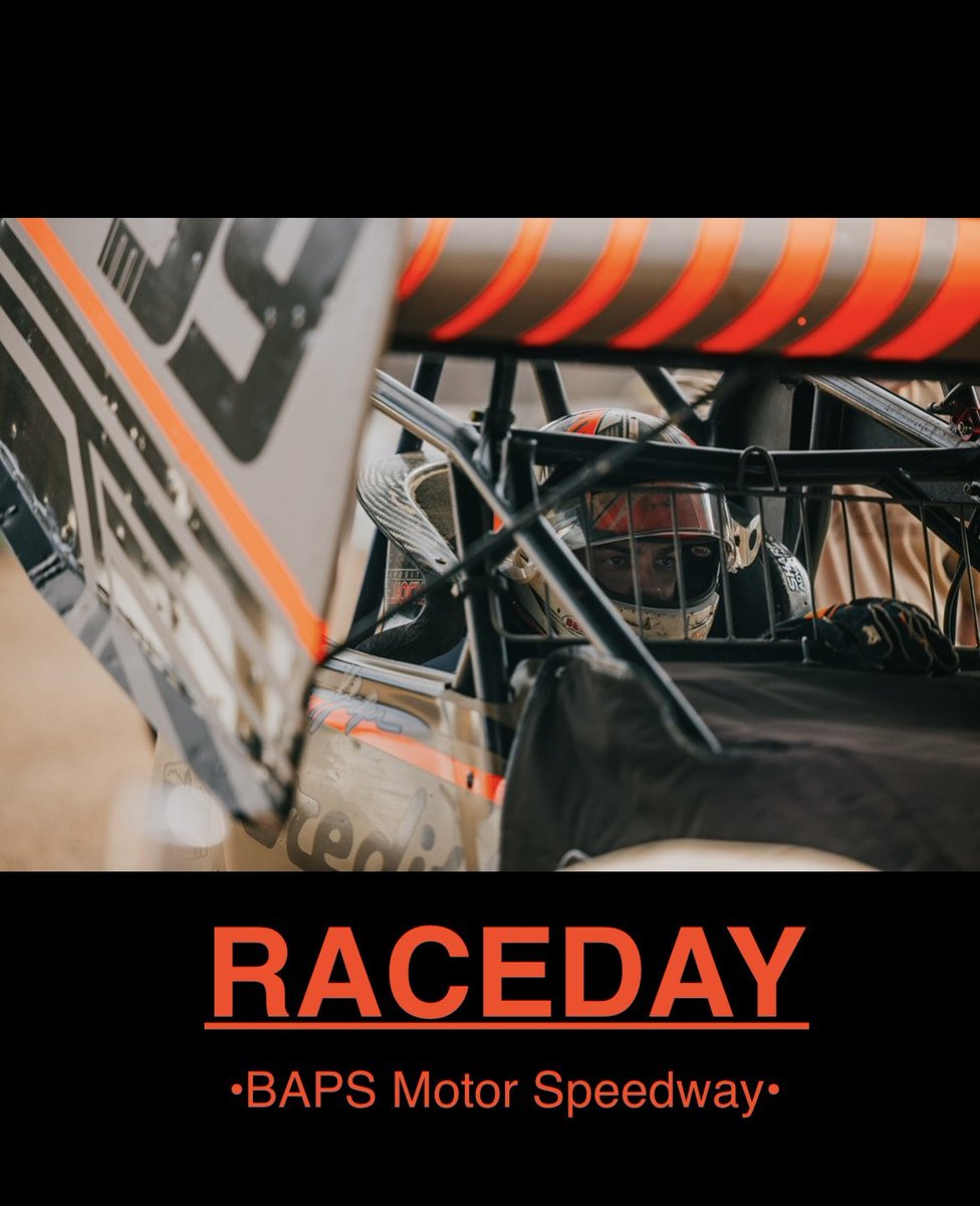 Kyle Moody (@kylemoody99m) on Twitter photo Raceday!
📍<a href="/bapsrace/">BAPS Motor Speedway</a>
⏰7:00pm
📺 Sprintcarunlimited.com
👕Available trackside or online! Raceday!
📍<a href="/bapsrace/">BAPS Motor Speedway</a>
⏰7:00pm
📺 Sprintcarunlimited.com
👕Available trackside or online!