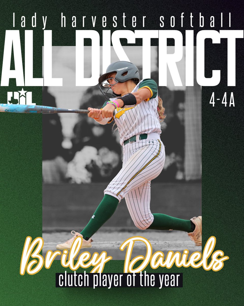 𝗔 𝗣𝗹𝗮𝘆𝗺𝗮𝗸𝗲𝗿😤

#7 on the field, but #1 Clutch Player in the District! Much deserved, and an athlete that will be so missed! Way to go, Briley! 

#LHSB︱#pampaproud