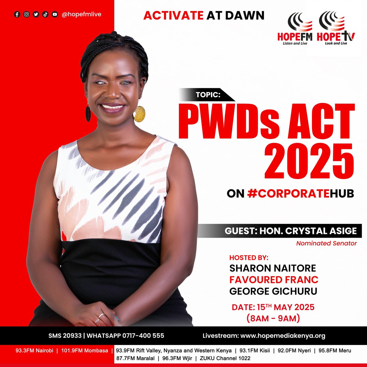 After reading the masterpiece of these achievements, I categorically hold that <a href="/CrystalAsige/">Crystal Asige</a> meets all criteria to become the Cabinet Secretary for Gender and Affirmative Action.
Dear <a href="/WilliamsRuto/">William Samoei Ruto, PhD</a>, Hon. Asige doesn't deserve noisemaking in the senate. Here is the Gem💎