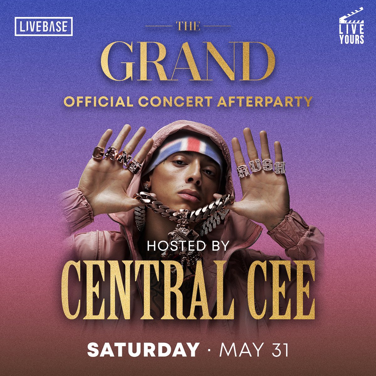 The Grand Boston (@grandboston) on Twitter photo Saturday, May 31st Official After Party hosted by <a href="/centralcee/">Central Cee</a>
Don’t miss this 👀
Tickets: ticketmaster.com/event/010062AD…
Tables: buy.tablelist.com/e/2524d6fe9394… Saturday, May 31st Official After Party hosted by <a href="/centralcee/">Central Cee</a>
Don’t miss this 👀
Tickets: ticketmaster.com/event/010062AD…
Tables: buy.tablelist.com/e/2524d6fe9394…