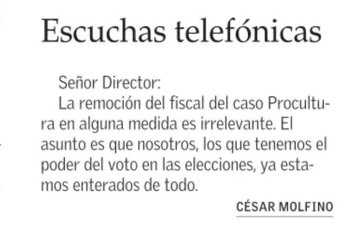 En pocas palabras… (en EM domingo)