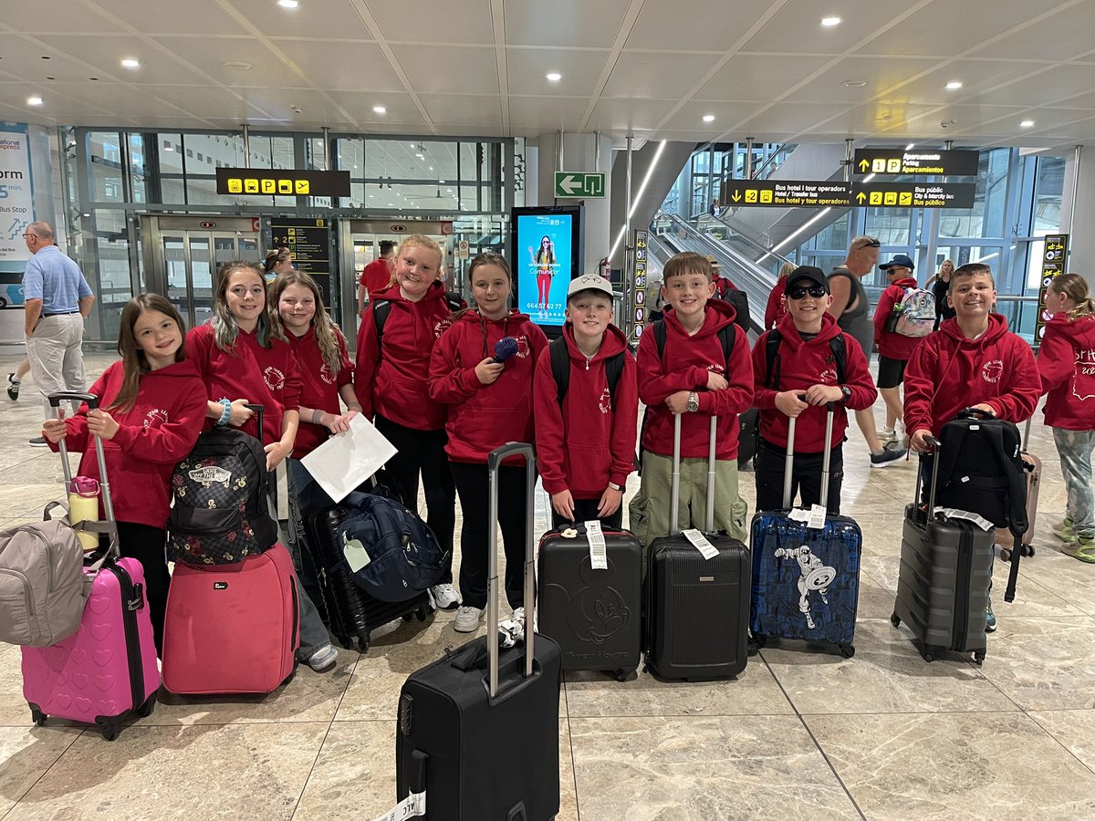 All safely landed! Off to the hotel now.