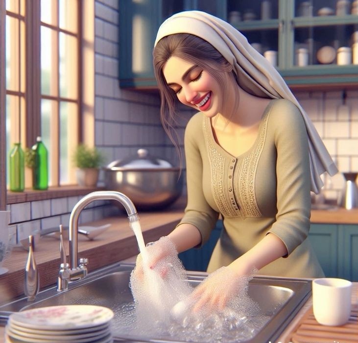 Inaya205's tweet image. Dinner ke baad bartan dhona =
Ghar ka unofficial punishment.
Aur mujhe har roz milta hai.
#JusticeForMe