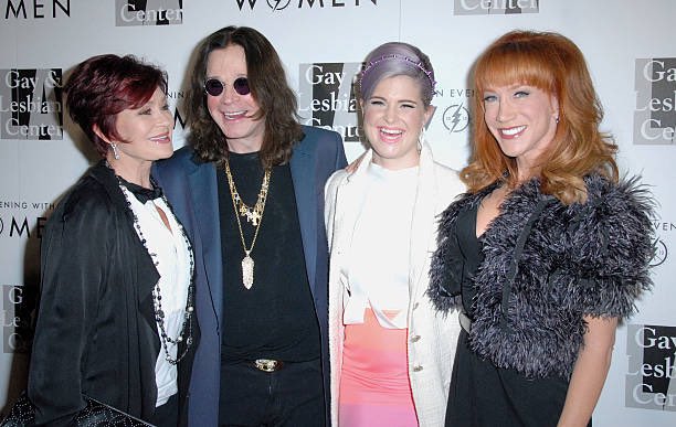 TheOsbournesTV's tweet image. May 18, 2013
Sharon, Ozzy & Kelly with @KathyGriffin at 'An Evening With Women' Gala at the @BeverlyHilton, Beverly Hills, CA