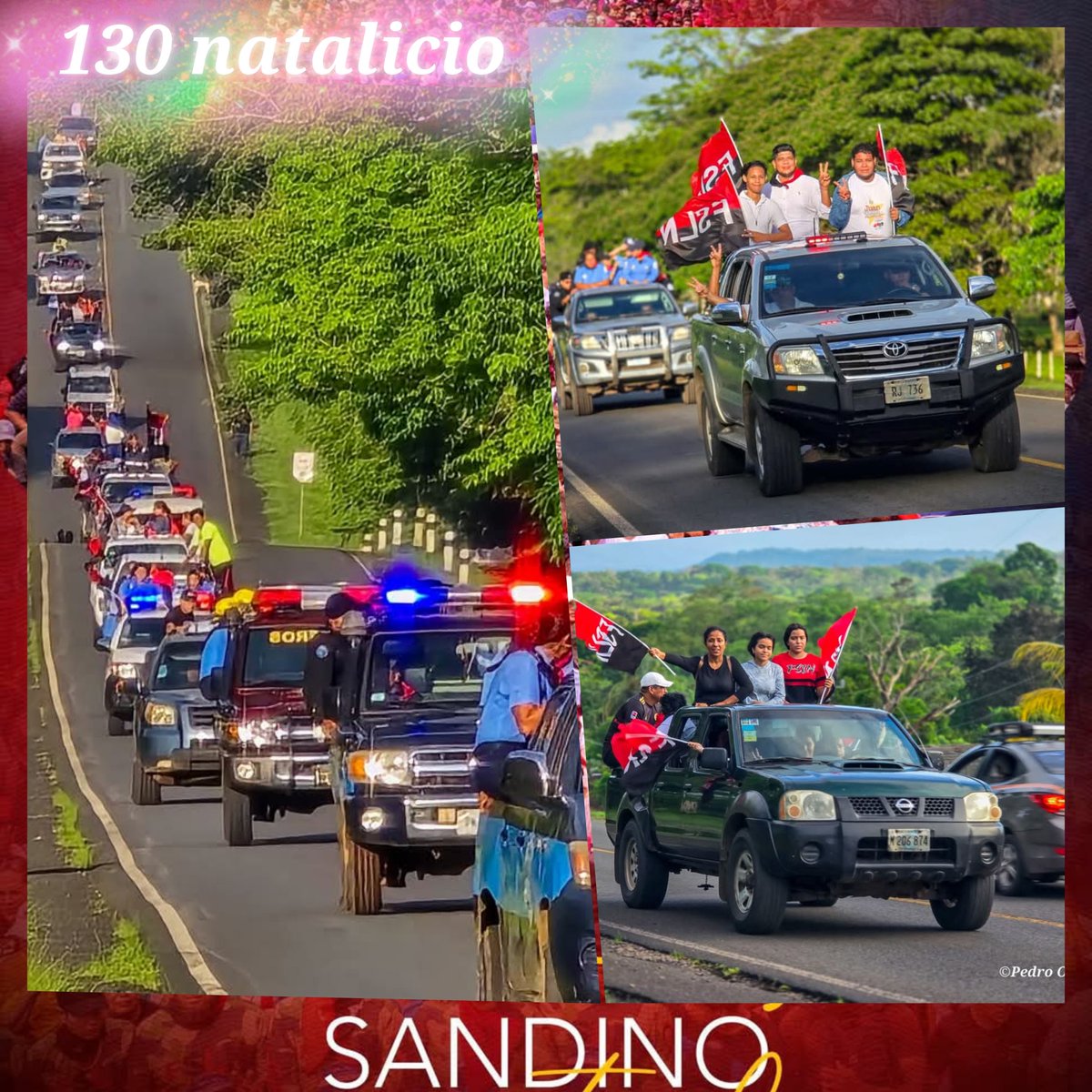 #Nicaragua 🇳🇮 entera conmemora el 130 natalicio de nuestro General de Hombres y Mujeres Libres🔴⚫ 

✊🏻 Aquí la Militancia Sandinista de San Carlos, Rio San Juan, diciendo Presente 🎉❤️🖤🎉✨️

#SandinoLuzYVerdad
#UnidosEnVictorias 

<a href="/QuenriM/">QuenriⓂ️</a> <a href="/FcoRosales78/">Francisco Rosales 🇳🇮</a> <a href="/FloryCantoX/">Flor y Canto 🇳🇮</a>