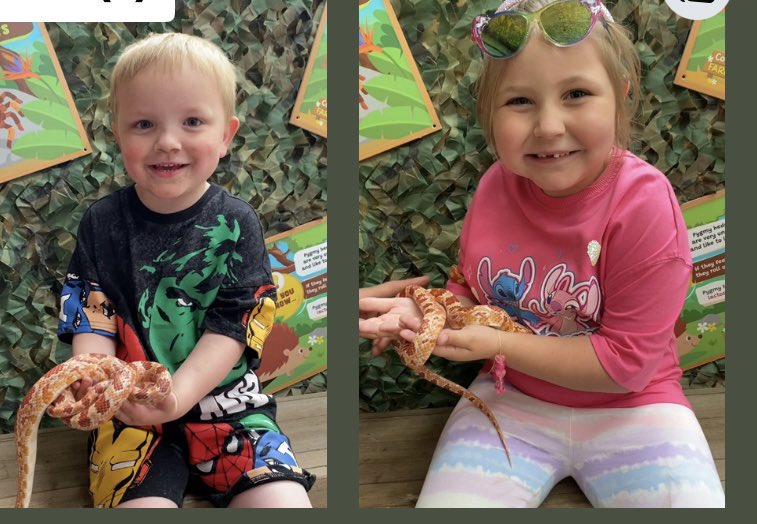 kelSBSB's tweet photo. Ella and kaiden have had a lovely day at the farm meeting lilo stitch and angel, they love to pet the animals and feed them 🐍 🐐 and had lots of fun on the playground 😀 ☀️ @MayfieldOldham https://t.co/tOwgjmn6Gm