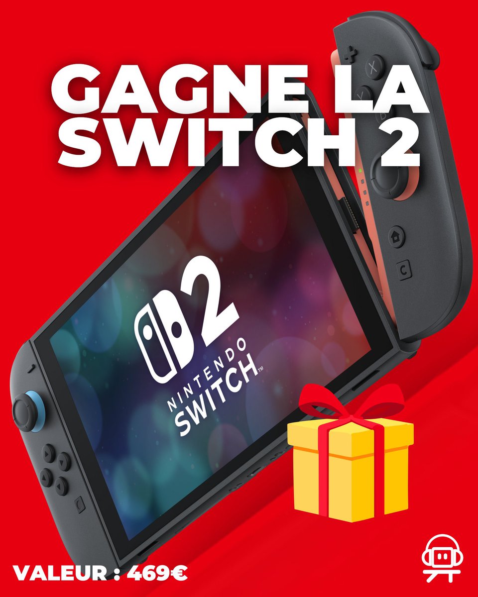 JournalDuGeek's tweet image. 🎁 Concours Nintendo Switch 2 🎁
Pour la gagner :
✅ Abonne-toi à la newsletter 👉🏻 tinyurl.com/5anp46a3
✅ RT + Like
Le gagnant sera annoncé dans la newsletter du 5 juin, jour de lancement de la console 🕹️
TAS 05-juin-25
*conditions sur la page de la NL
#NintendoSwitch2