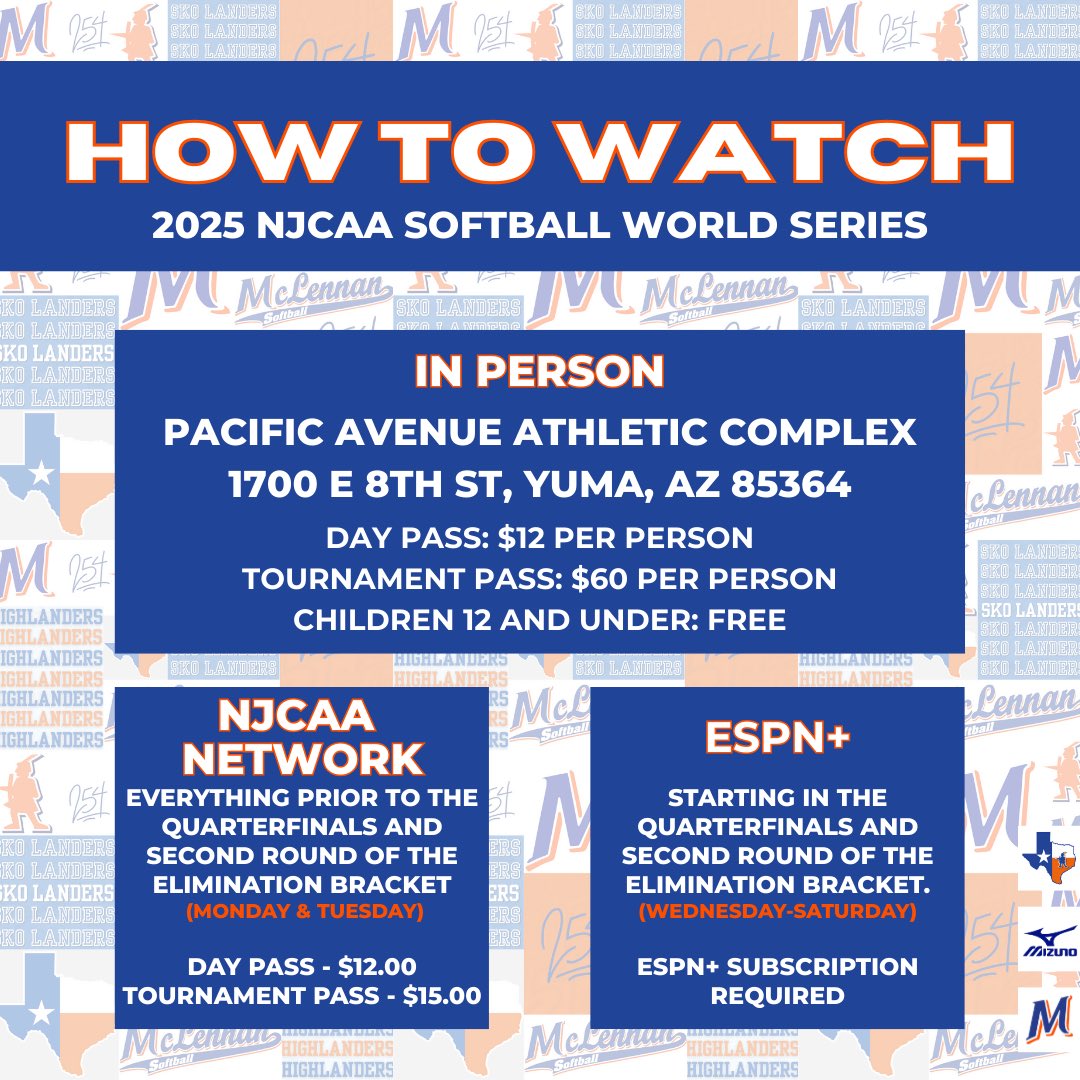 McLennan_SB's tweet image. Our 1st game: 𝐓𝐮𝐞𝐬𝐝𝐚𝐲, 𝐌𝐚𝐲 𝟐𝟎𝐭𝐡 𝐚𝐭 𝟏:𝟏𝟓 𝐌𝐒𝐓 (𝟑:𝟏𝟓 𝐂𝐓)