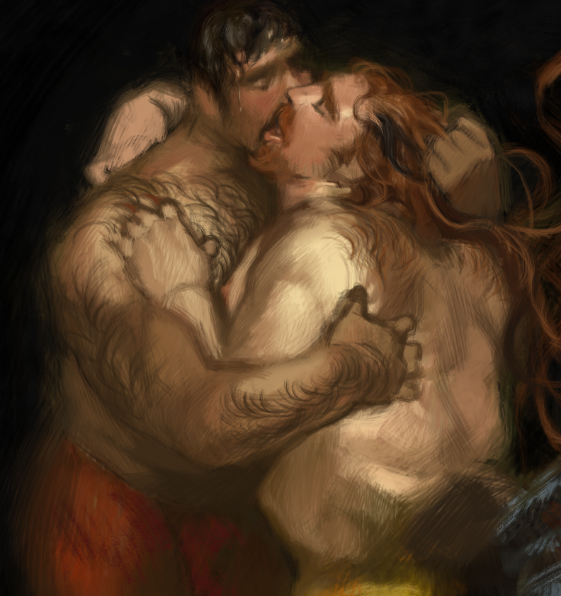 juunipupu's tweet image. WIP of Knight and the catching of merman