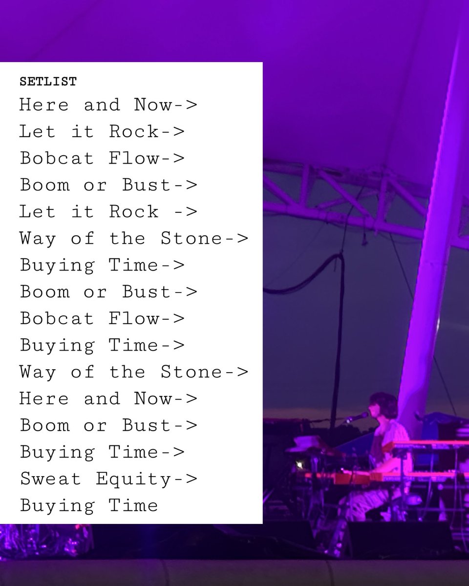 Eggy (@eggylive) on Twitter photo 5.17.25 // Montgomery, AL <a href="/redblufffest/">Red Bluff Music & Arts Festival</a>
🔗 full setlist notes on thecarton.net 5.17.25 // Montgomery, AL <a href="/redblufffest/">Red Bluff Music & Arts Festival</a>
🔗 full setlist notes on thecarton.net