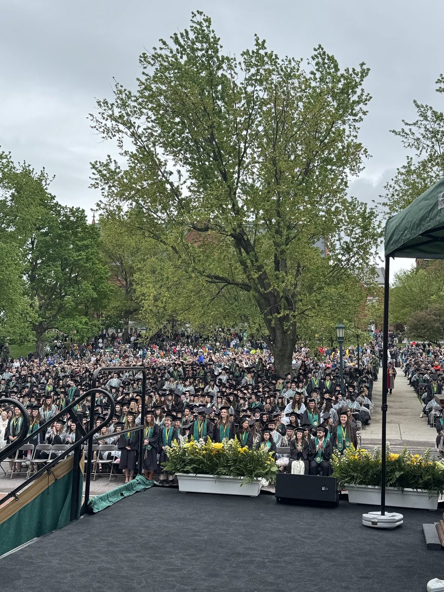 UVMPattyPrelock's tweet image. What a wonderful graduation day @uvmvermont Congratulations Graduates of the Class of 2025