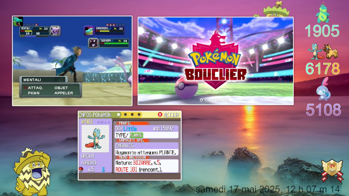 Le petit Arcko Shiny qui tombe en 6,178 sur Saphir après 3 Pooch et 19,259 vues ! Let's gooo ! 💫 ♥#SHLS9 #SH #FULLODDS