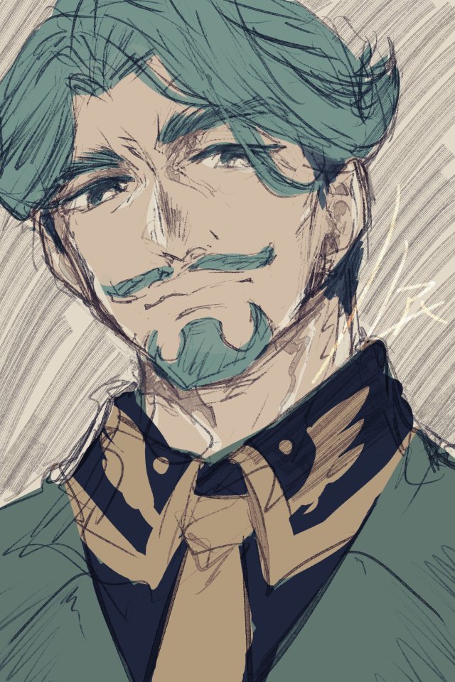 「我は返信待ちの手持ち無沙汰で落書きするマン……。」|月鴉ルアのイラスト