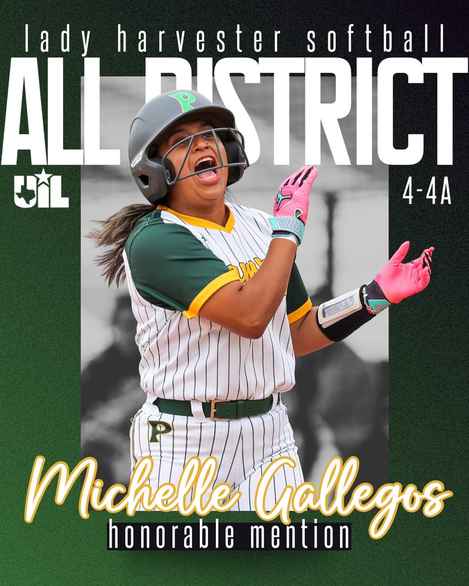 𝐓𝐡𝐞 𝐅𝐮𝐭𝐮𝐫𝐞 𝐢𝐬 𝐁𝐫𝐢𝐠𝐡𝐭🤩

With two years still to play, Michelle Gallegos is District 4-4A Honorable Mention! Can’t wait to see what next year holds!

#LHSB︱#pampaproud