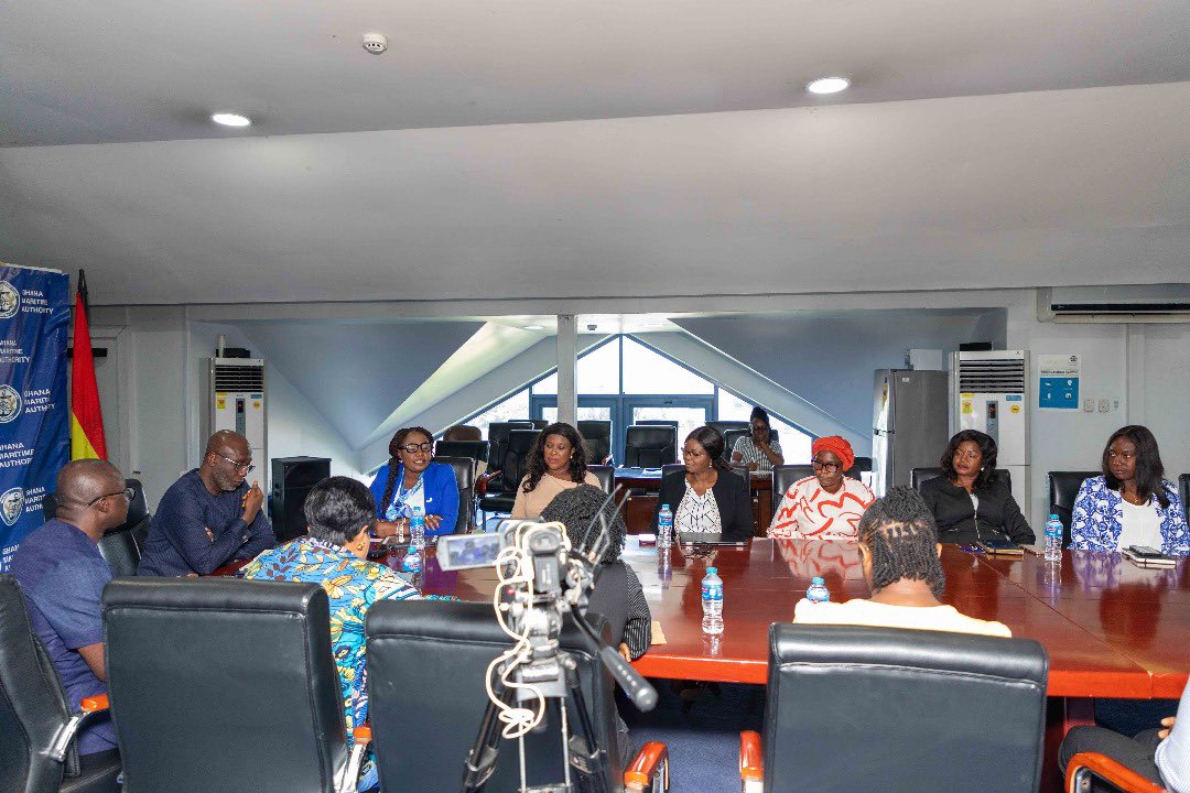On International Day for Women in Maritime 2025, we honor women transforming our industry. The theme, “An Ocean of Opportunities for Women,” reflects GMA’s goal to inspire Ghanaian young women to explore vast opportunities in the maritime sector.
#womeninmaritime 
#maritime