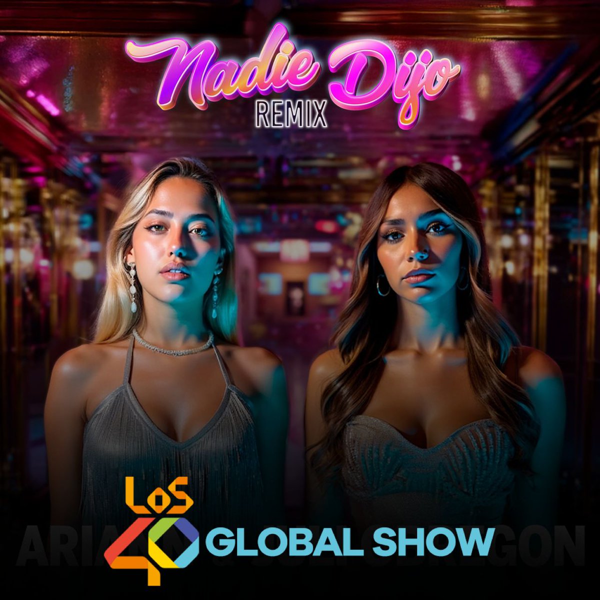 Es increíble como suena el remix de NADIE DIJO con
<a href="/ariannCmusic/">Ariann Music</a> y #JuliObregon

 #40GlobalShow504     

Ya en España y Latinoamérica presentado por <a href="/TonyAguilarOfi/">Tony Aguilar</a>