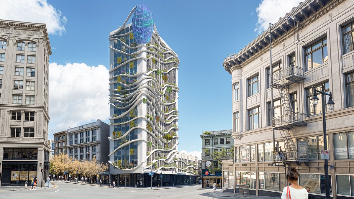 Our #ConstellationPunk Facade has entered <a href="/ArtizenFund/">Artizen</a> w/ early support! 🌿
This living system transforms buildings into regenerative ecosystems—growing food, creating energy, and healing communities.
Starting with the Regenaissance Hub at Frontier Tower in SF.
🗳️Vote link at bio