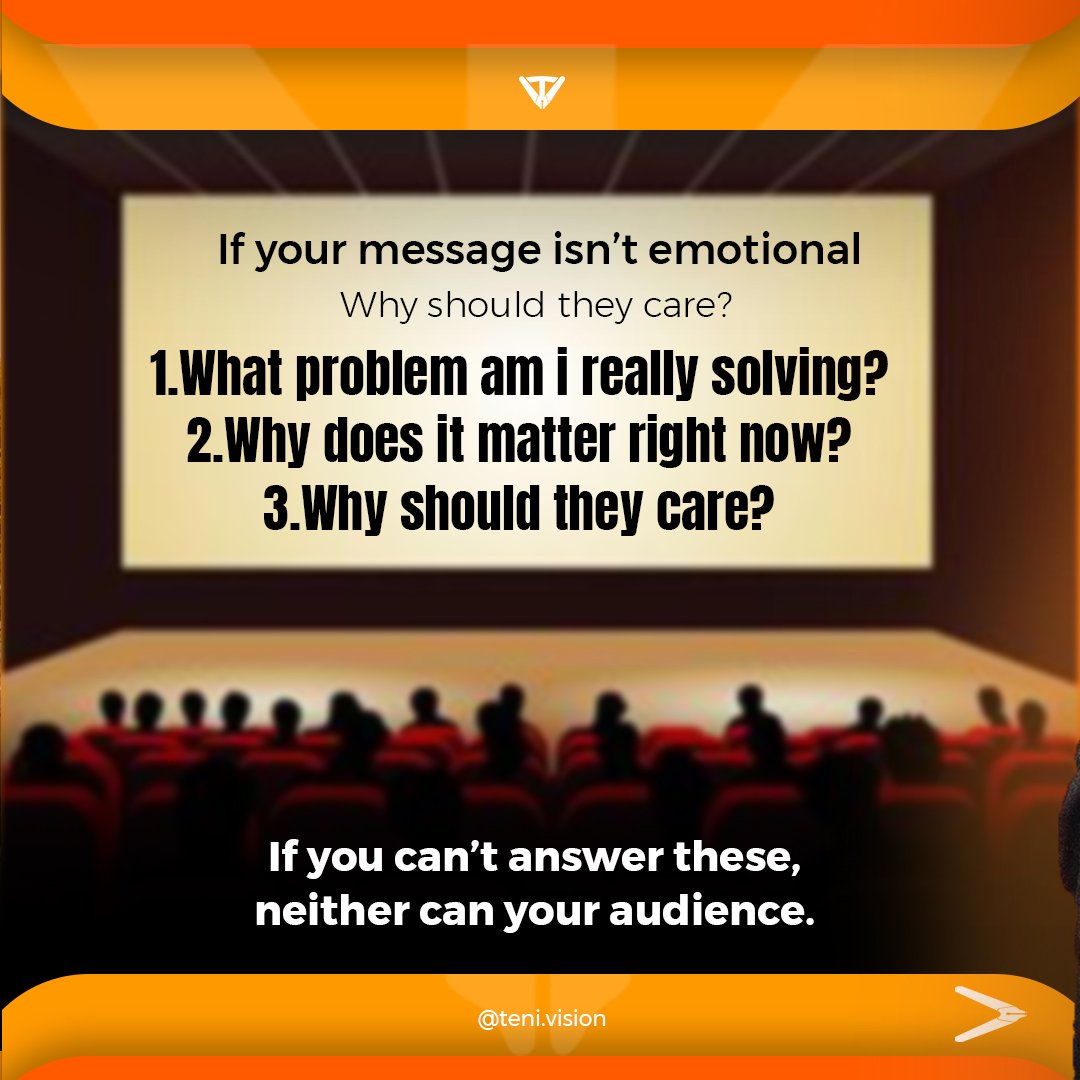 teni_vision's tweet photo. Stop shouting specs.
Start saying what matters.
Save this if youre tired of being ignored 一 and ready to connect.
#EmotionalMarketing #BrandStrategy #MessageThatSells #TeniVision #stevejobs #steve #apple #ipod https://t.co/XbdpQBY6DR