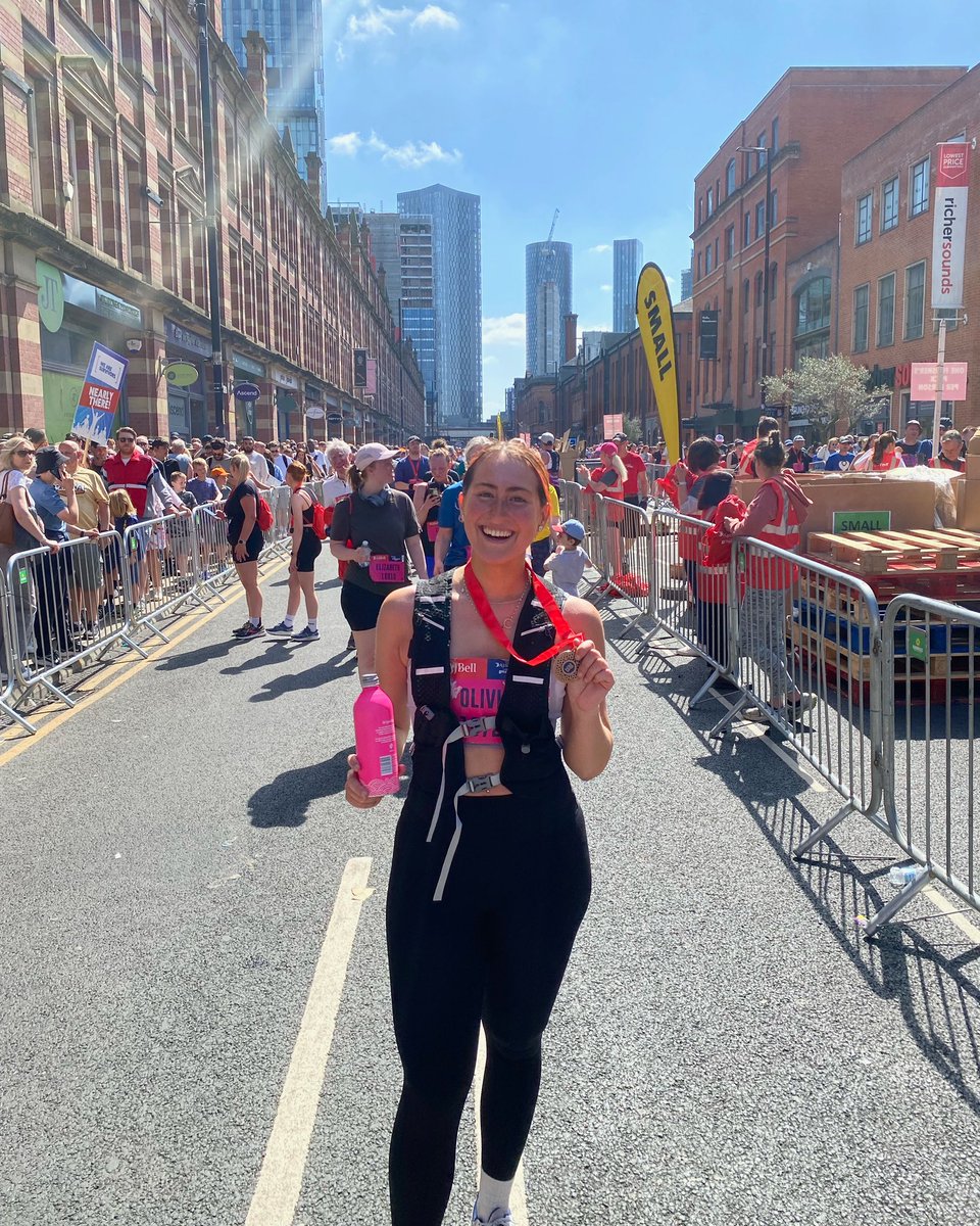 Oh what a feeling! Can’t put into words the atmosphere - almost cried like five times whilst running!!! Such a heartwarming event. Don’t think you’ll catch me doing a half anytime soon though 😂 but I’ve proved to myself I CAN DO IT🏃❤️ 

#GreatRun #GreatManchesterRun <a href="/Great_Run/">Great Run</a>
