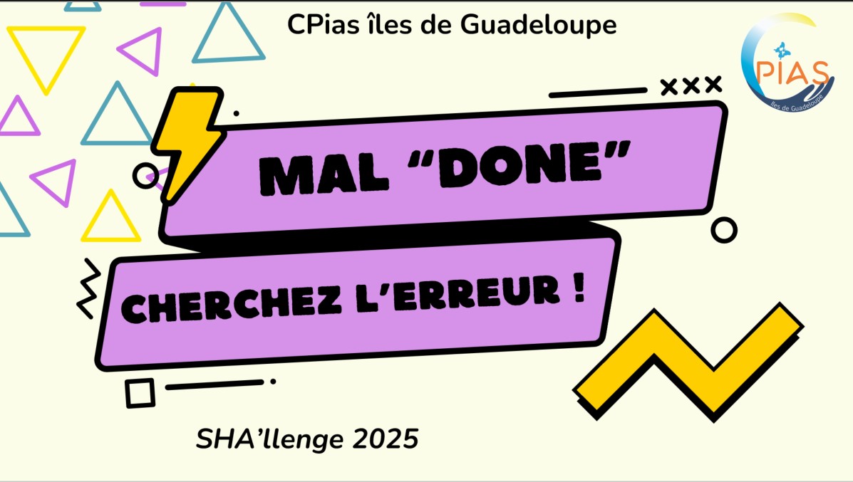 RéPIA (@prev_infection) on Twitter photo 🔎 Saurez-vous repérer toutes les erreurs ?
Avec son outil interactif "MAL’DONE – Le film des erreurs", le <a href="/cpiasgwada/">CPIAS GWADA</a> vous propose un support original pour travailler en équipe autour des erreurs fréquentes en hygiène des soins.
📥: cpiasilesdeguadeloupe.com/mal-done-2025 🔎 Saurez-vous repérer toutes les erreurs ?
Avec son outil interactif "MAL’DONE – Le film des erreurs", le <a href="/cpiasgwada/">CPIAS GWADA</a> vous propose un support original pour travailler en équipe autour des erreurs fréquentes en hygiène des soins.
📥: cpiasilesdeguadeloupe.com/mal-done-2025