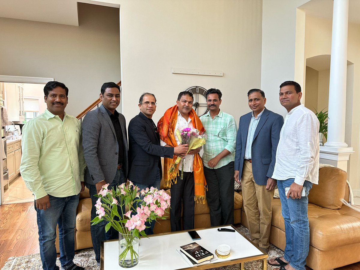 Great meeting OFBJP friends and dear relatives in New Jersey. Truly inspiring to see their commitment to India from across the globe. Thank you all for the warm welcome and meaningful conversations!
#OFBJP #NewJersey #NRIConnect