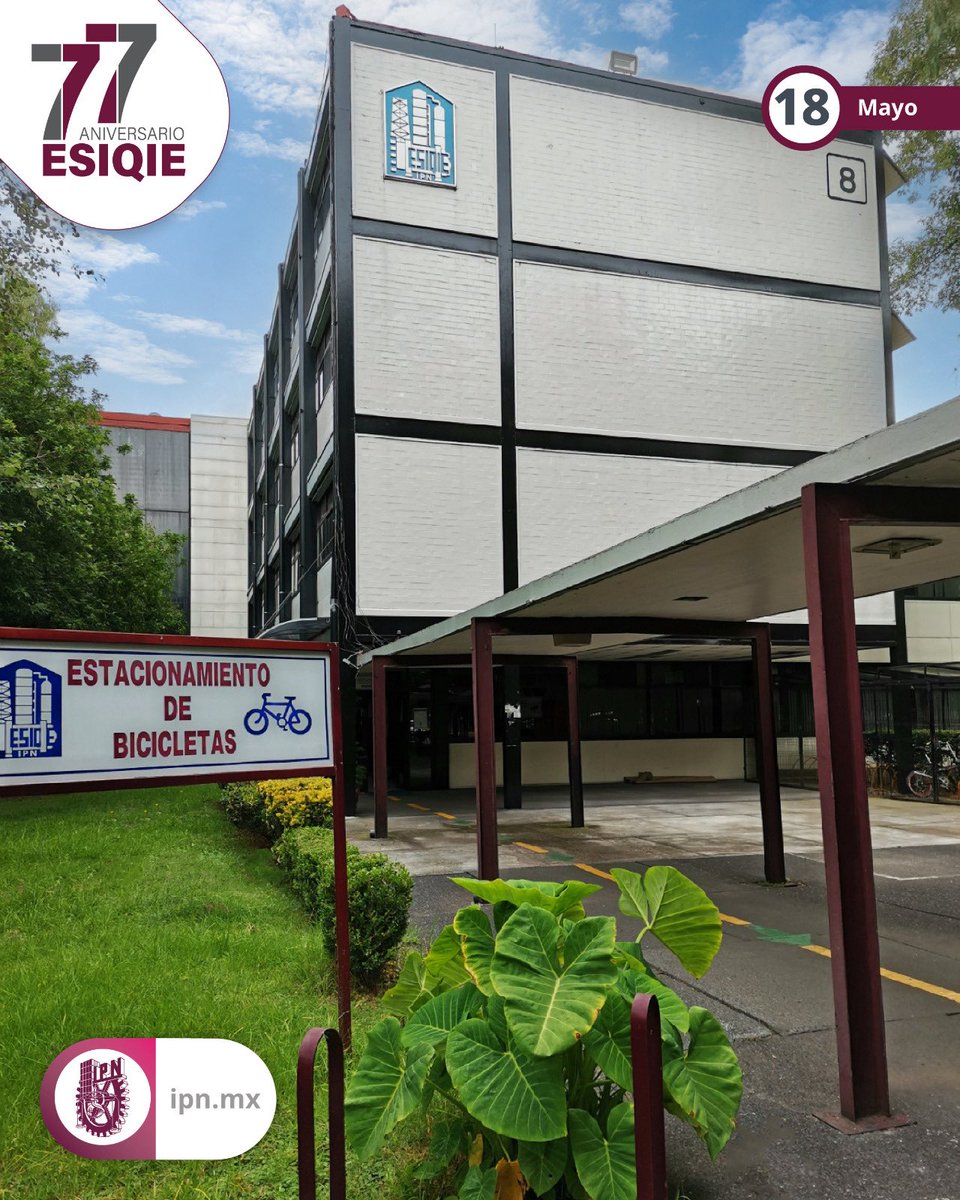IPN_MX's tweet photo. 🎂Hoy celebramos con orgullo el 77 aniversario de la #ESIQIE, referente de calidad en la formación de  científicas, científicos e ingenieras e ingenieros que, con su talento y compromiso en la industria química, ponen "La Técnica al Servicio de la Patria".
#Huélum https://t.co/47bn1qIBMH