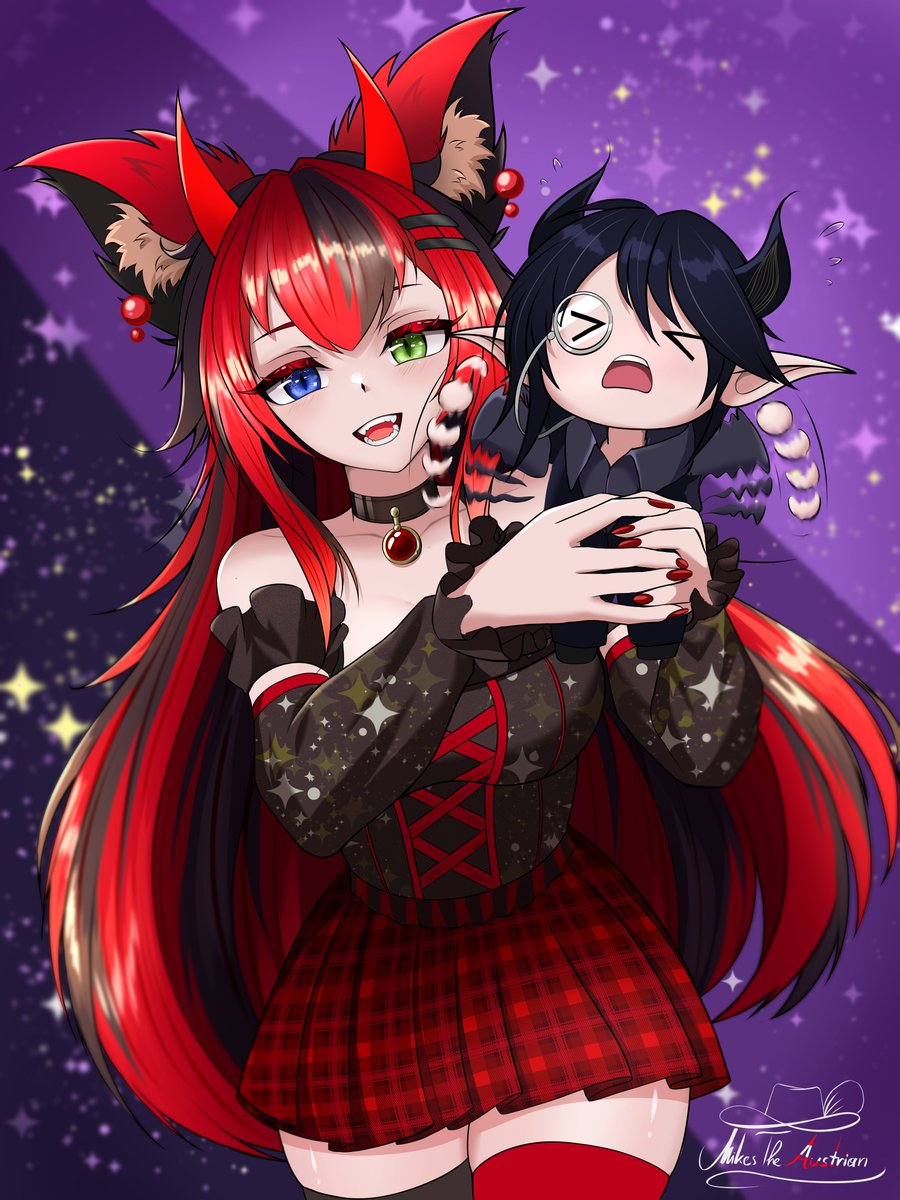 Artwork für <a href="/Akinastarrawr/">Akinastar</a> und <a href="/MilchigoTTV/">Milchigo | GERvtuber🇩🇪</a>  🎨✨