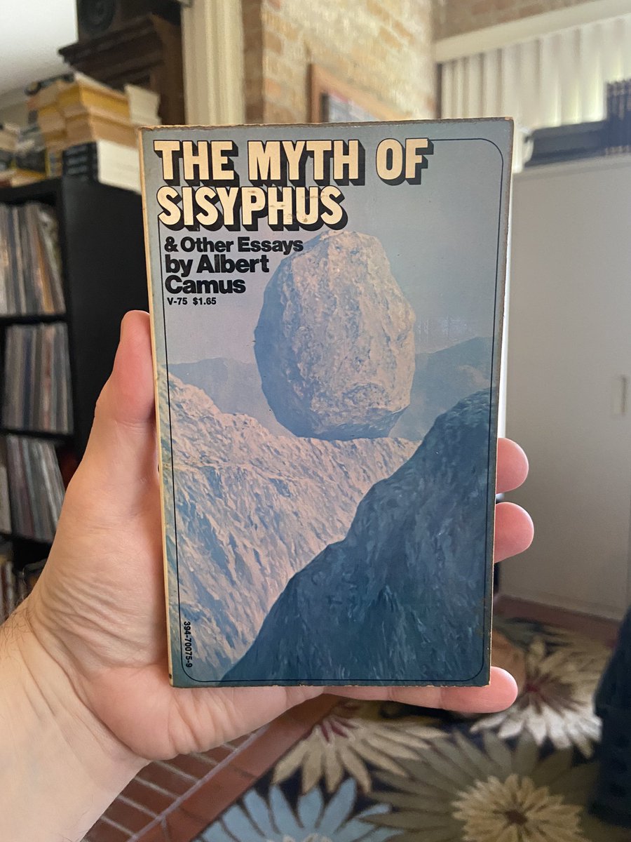 John McNally / Johnny Mack (@jmcnallybooks) on Twitter photo Albert Camus / The Myth of Sisyphus. 
Vintage Books Albert Camus / The Myth of Sisyphus. 
Vintage Books