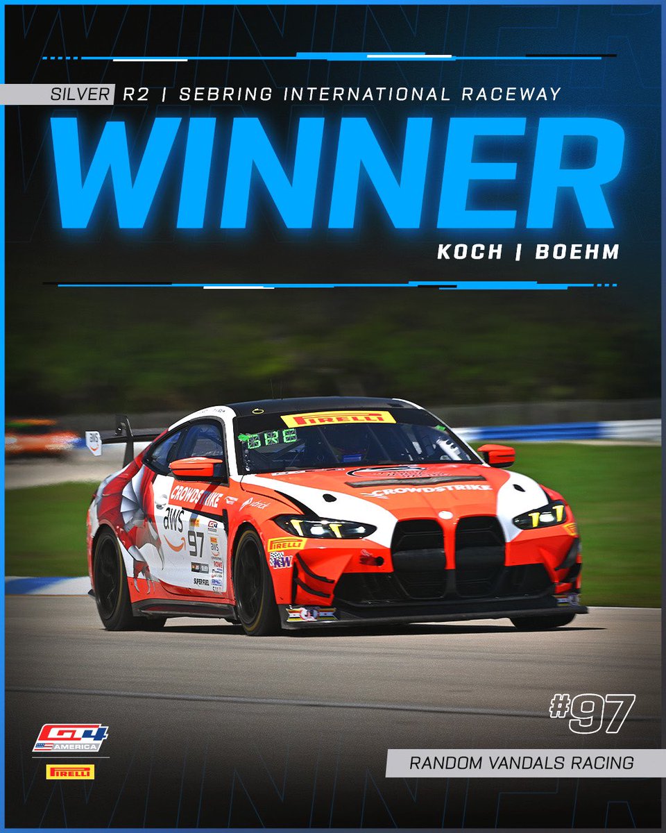 GT4America's tweet image. The real deal 👊 Another trip to the podium for the #97 duo 🏆

#GT4America #GTSebring