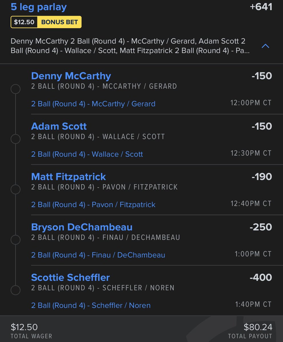 BuildRoll24's tweet image. #PGA #2Ball (0.1250 units) #FanDuel