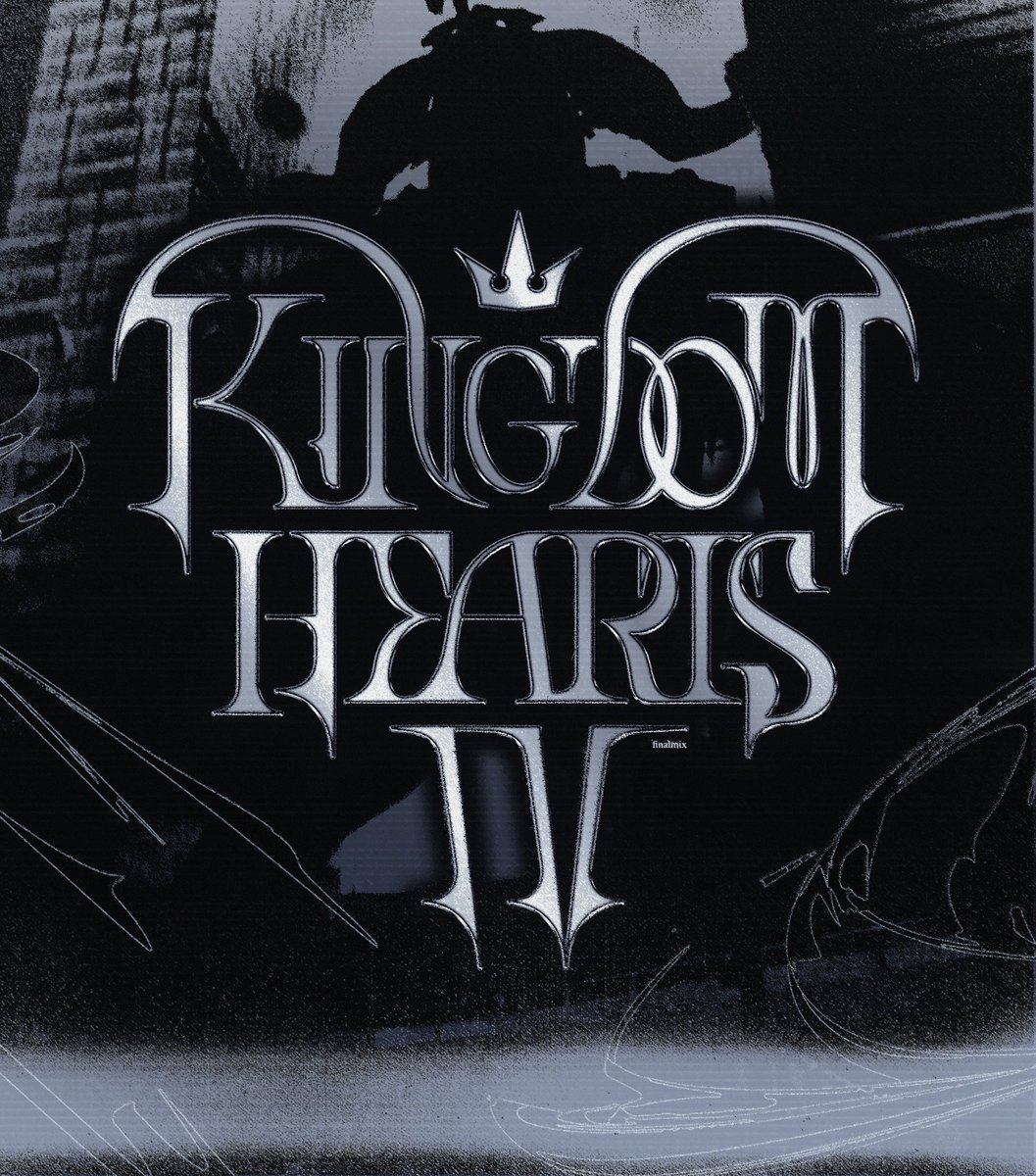 _finalmix's tweet photo. typography/logo design for kh4 because i'm too hyped

#kingdomhearts https://t.co/5meO1QFABZ