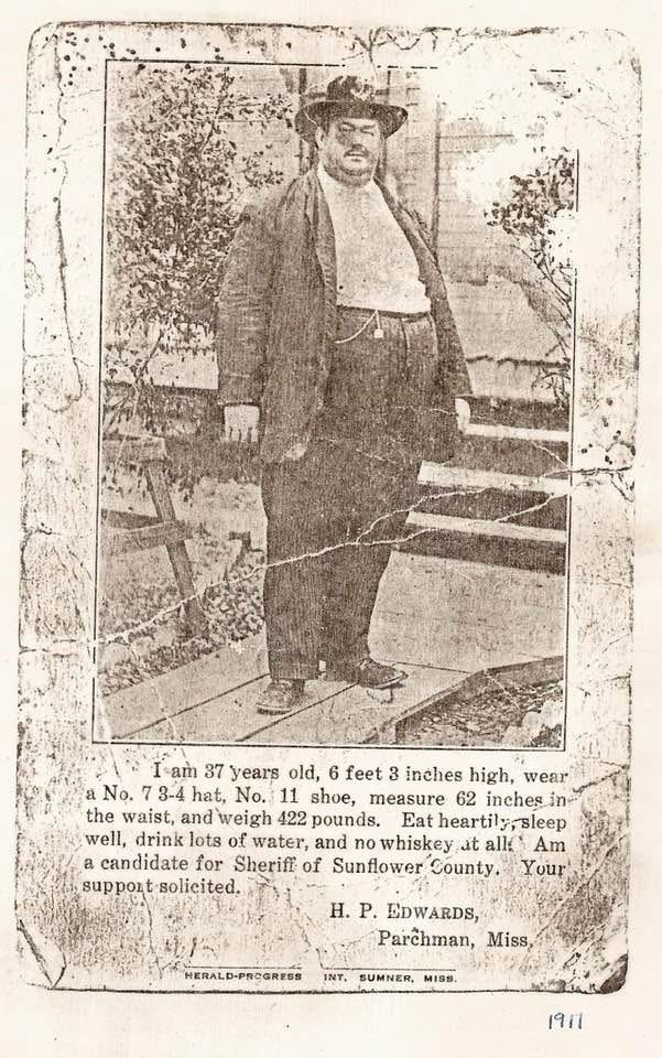 BrandonPresley's tweet photo. Back in the day, I thought I had some decent campaign ads, but the H.P. Edwards for Sunflower County Sheriff campaign takes the gold. https://t.co/4RzNuNDWme