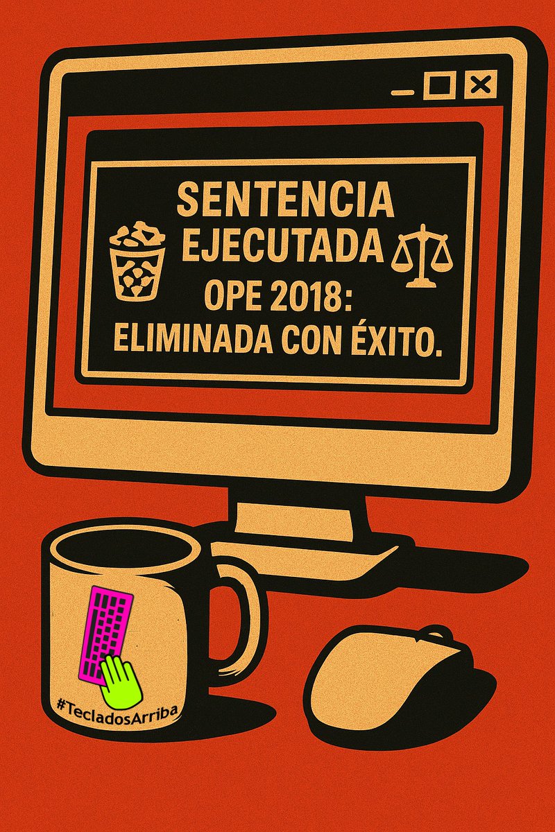 APRISCAM1's tweet image. @APRISCAM1 gana el juicio y las oposiciones de informáticos del #SESCAM de la OPE 2018 han sido anuladas por el TSJ de CLM.
#TecladosArriba @CRID_jccm @sescamclm
👉hilo