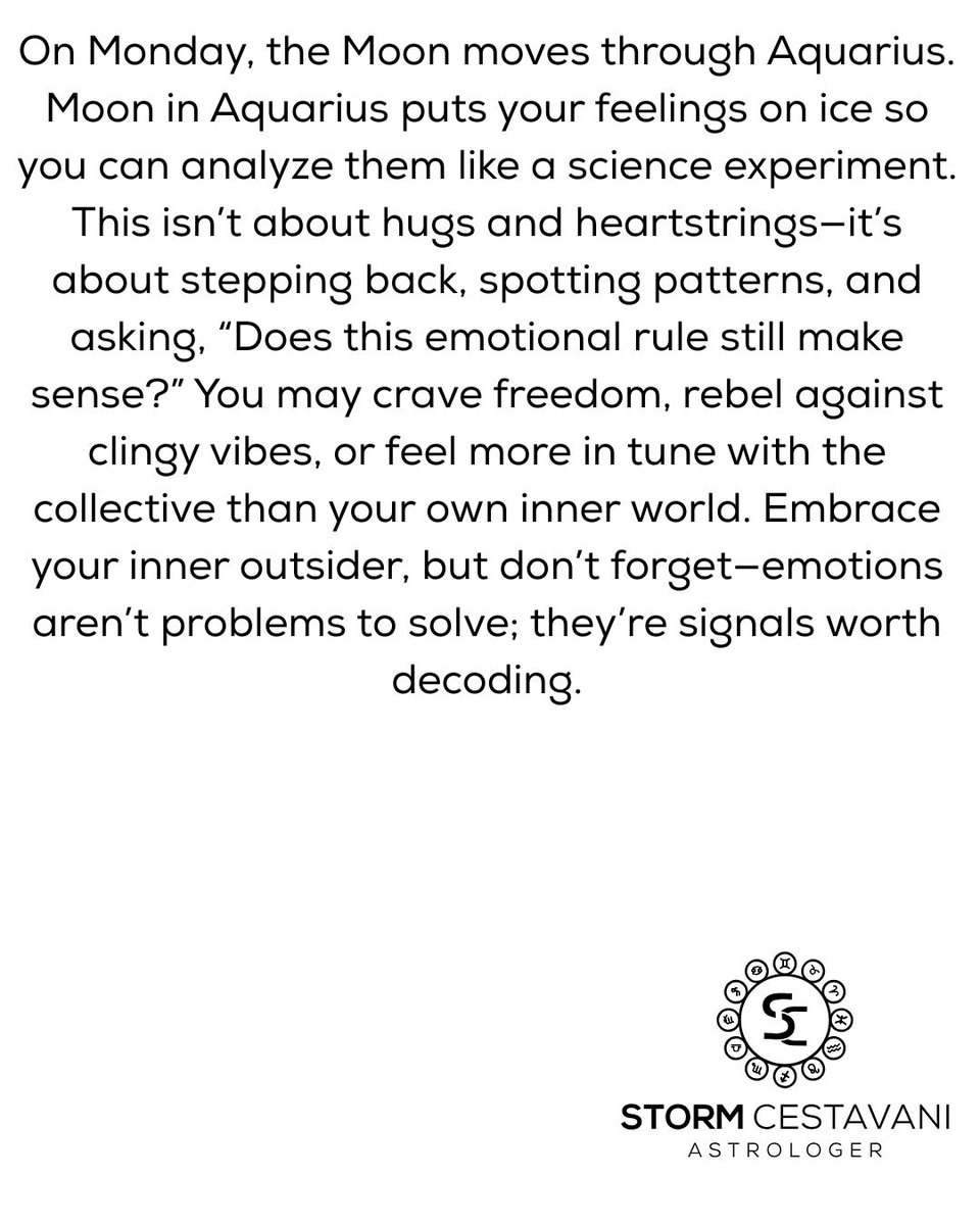 StormCestavani's tweet image. The Moon in Aquarius.  #astrology #horoscopes #TaurusSeason