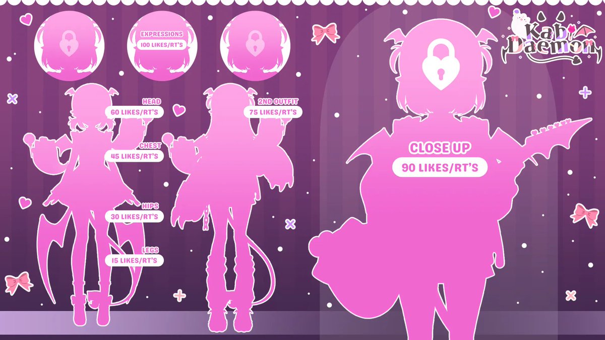 🍭🩷Model Reveal💜🍭

Your demon idol appears✨Assembling all Bibimons!!👻✨

After two years of streaming it’s finally time! Are you ready to see the full form of Kabi Daemon?🍭

🩷+🔃 to unlock me!