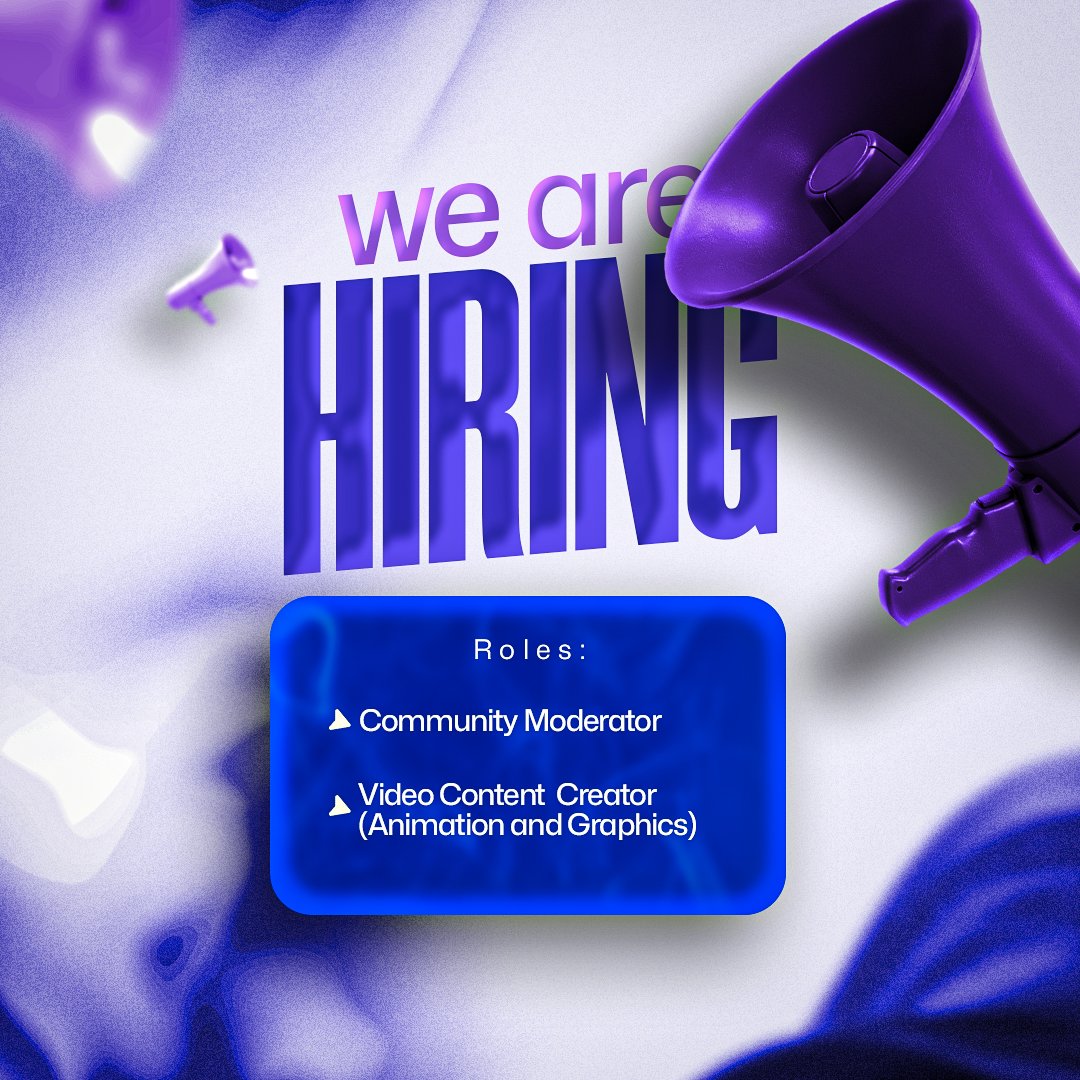 We're hiring moderators and a motion/animation graphic designer!
✅ Follow <a href="/VeraLux_LUX/">VeraLux</a> and turn on notifs.
✅️ Follow me.
✅️ retweet this post
✅ Join Discord: discord.gg/x4fyqhk7Cd
✅ Open a ticket &amp; drop your CV, pitch, POW &amp; proof you did the tasks.

#Web3 #NFT #Solana