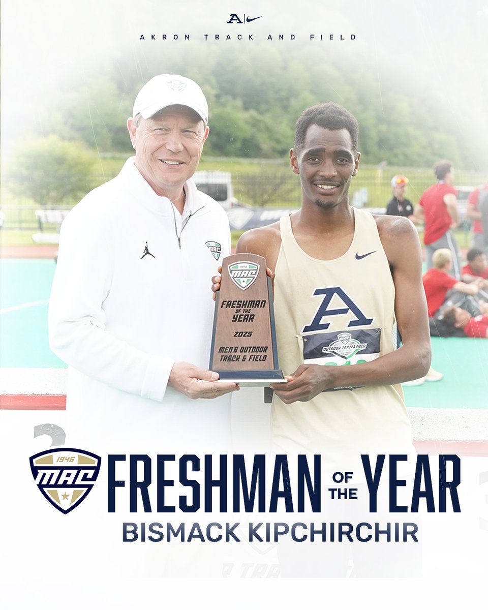 Akron Zips Track/CC (@zipstfcc) on Twitter photo π Congrats to <a href="/ZipsTFCC/">Akron Zips Track/CC</a> Bismack Kipchirchir on being named the <a href="/MACSports/">MACtion</a> Outdoor Track & Field Men's Track Freshman of the Year
#GoZips | <a href="/ZipsTFCC/">Akron Zips Track/CC</a> π¦ π Congrats to <a href="/ZipsTFCC/">Akron Zips Track/CC</a> Bismack Kipchirchir on being named the <a href="/MACSports/">MACtion</a> Outdoor Track & Field Men's Track Freshman of the Year
#GoZips | <a href="/ZipsTFCC/">Akron Zips Track/CC</a> π¦