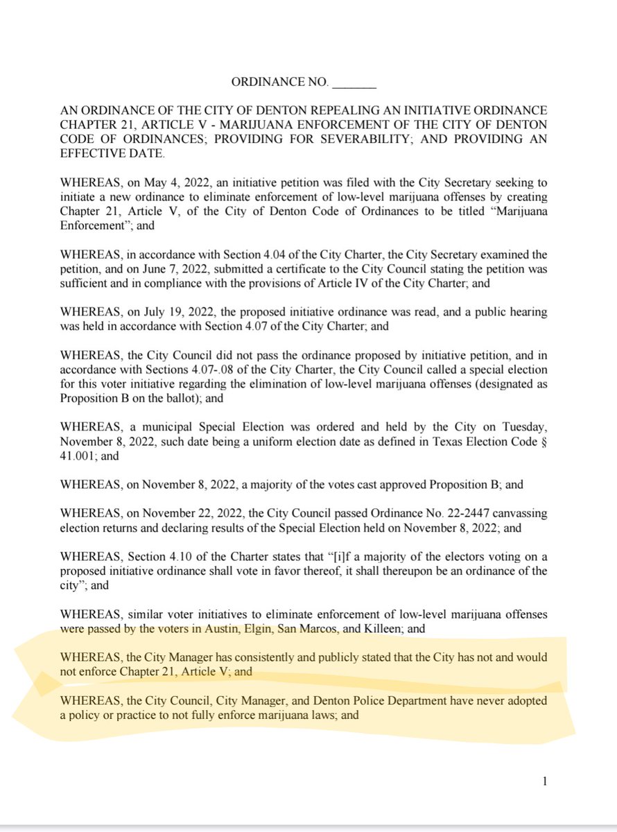 Decriminalize Denton tweet media