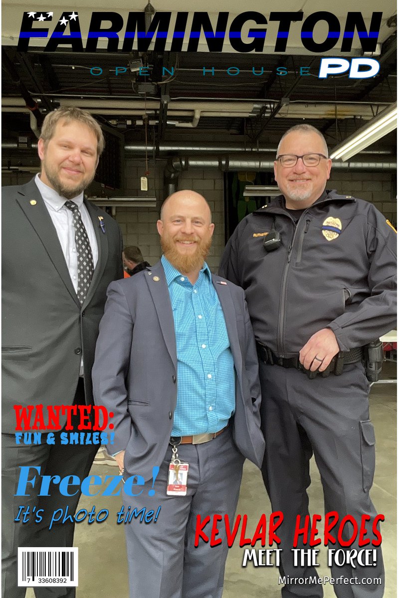 Thank you to the Farmington Police Department for the open house they had yesterday! We appreciate all their hard work and service to our great community!