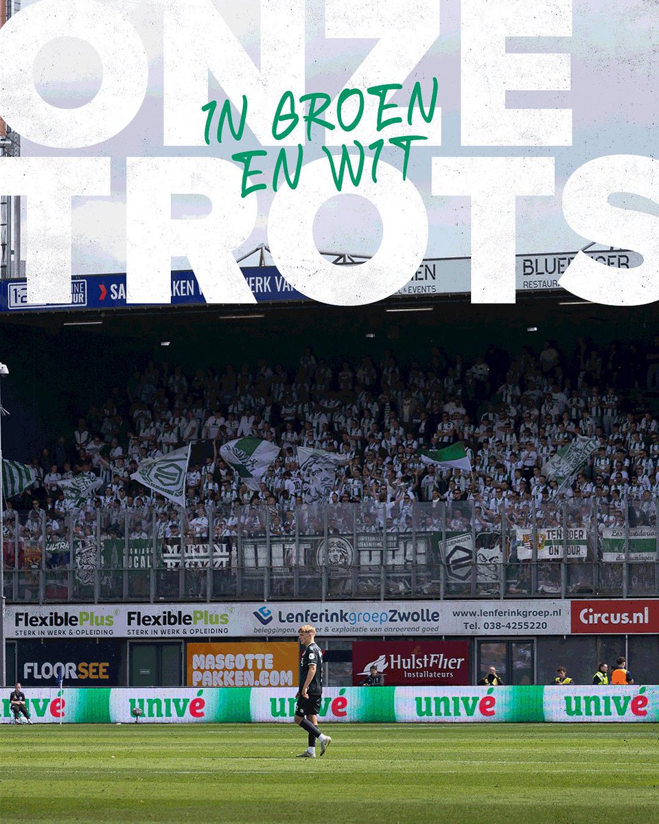 Onze trots. 💚🤍

Vanaf morgenochtend 10:00 uur kan je jouw seizoenkaart verlengen.

#trotsvanhetnoorden